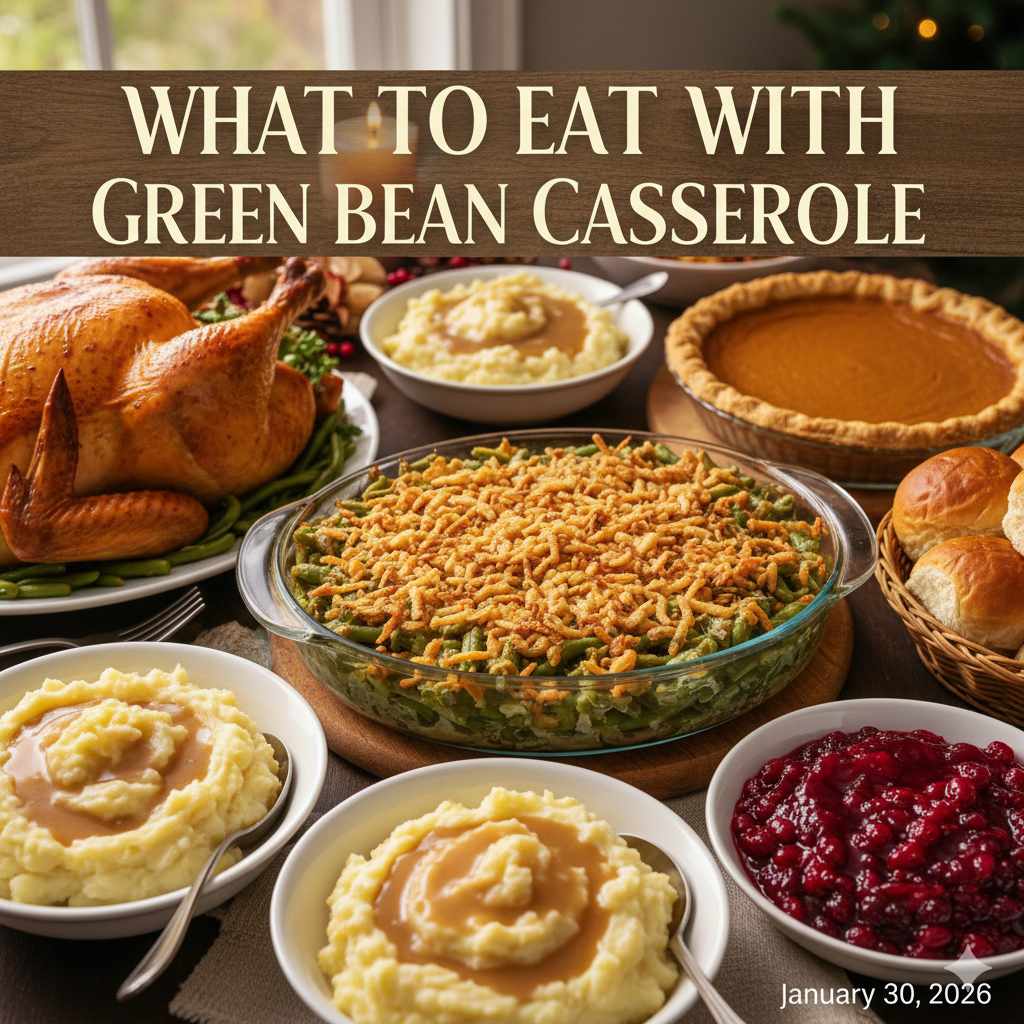 What To Eat With Green Bean Casserole