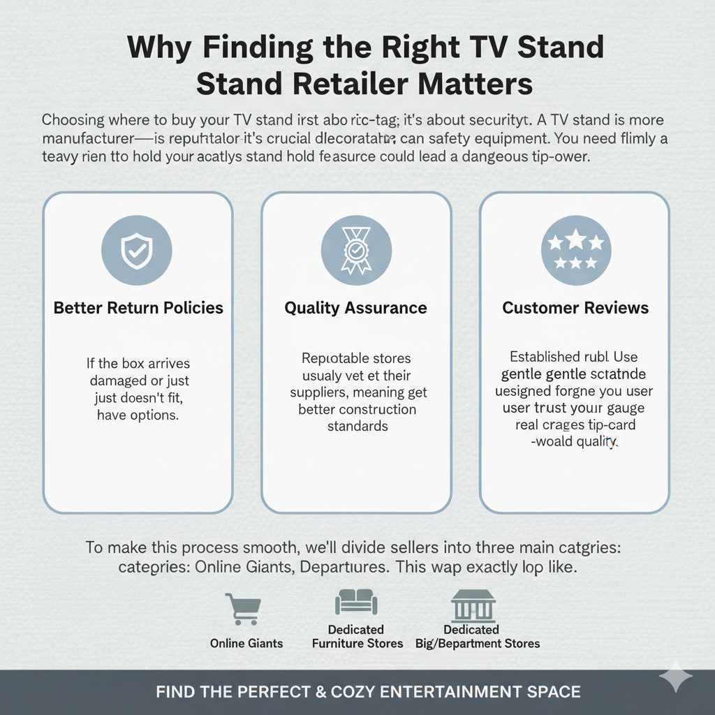 Why Finding the Right TV Stand Retailer Matters