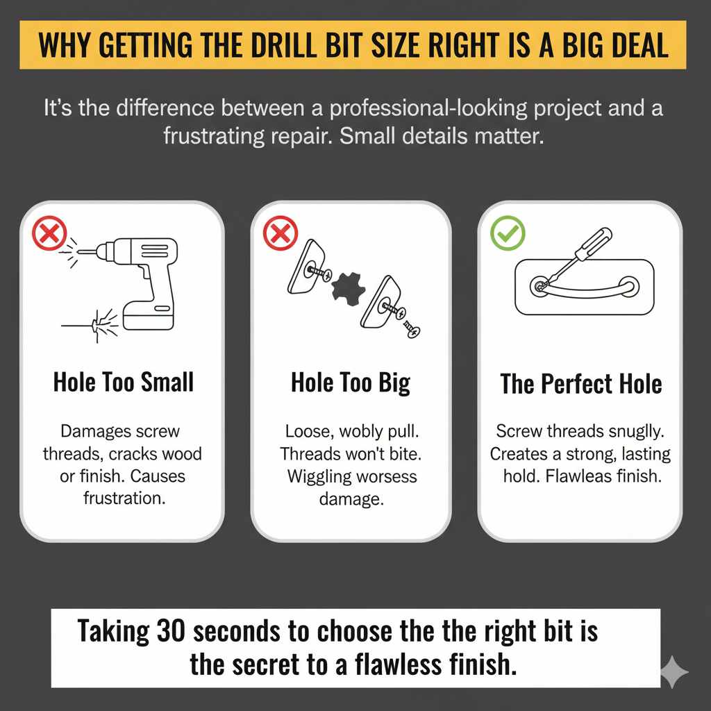 Why Getting the Drill Bit Size Right is a Big Deal