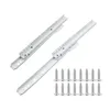suiwotin 10 inch white coated steel drawer slides pair