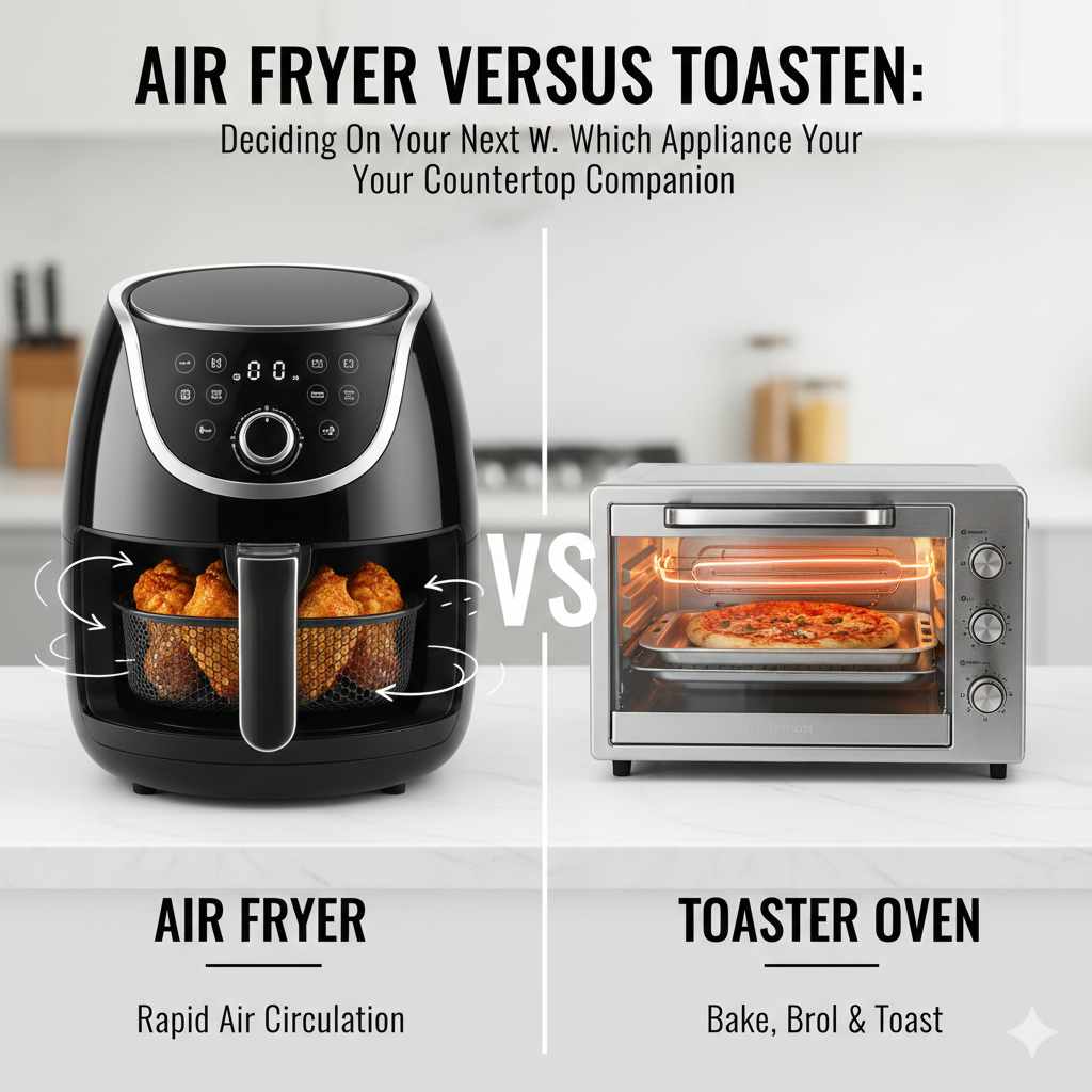 Air Fryer Versus Toaster Oven