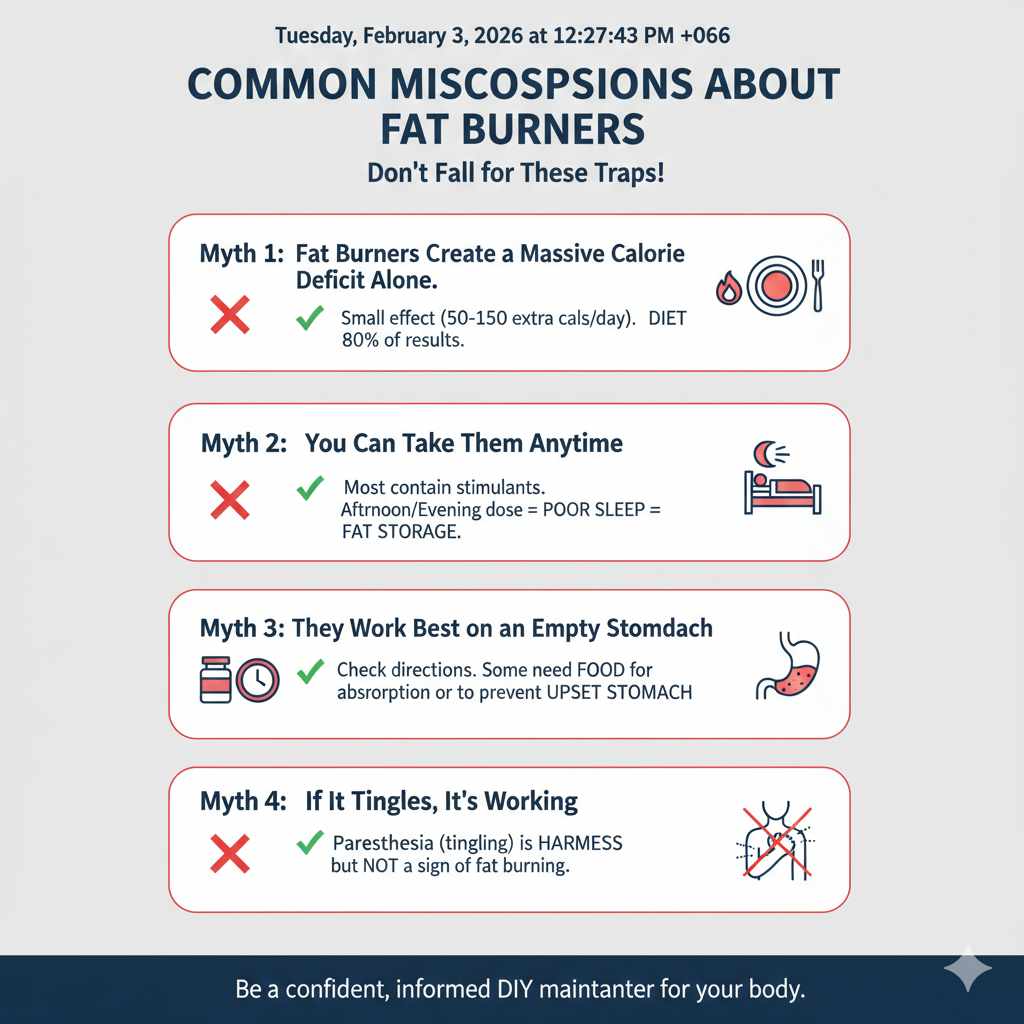 Common Misconceptions About Fat Burners