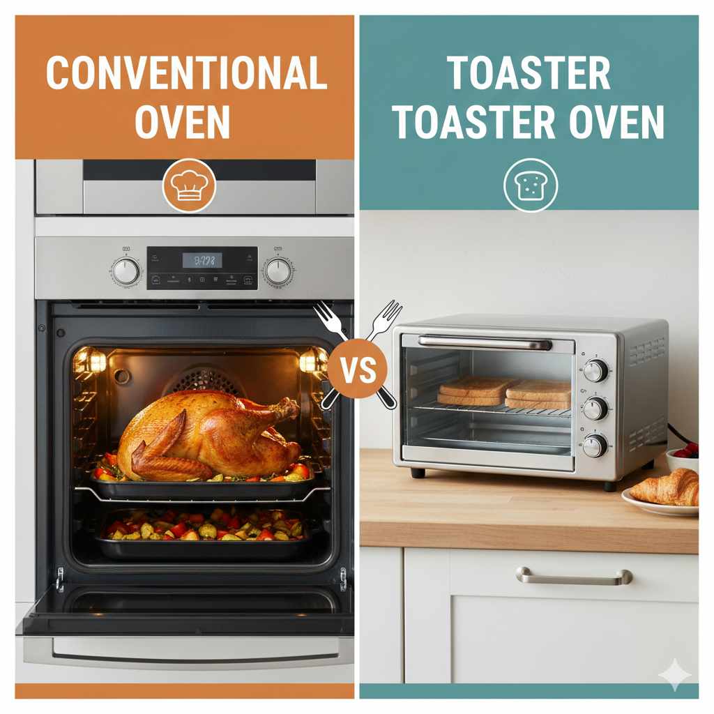 Conventional Oven Vs Toaster Oven