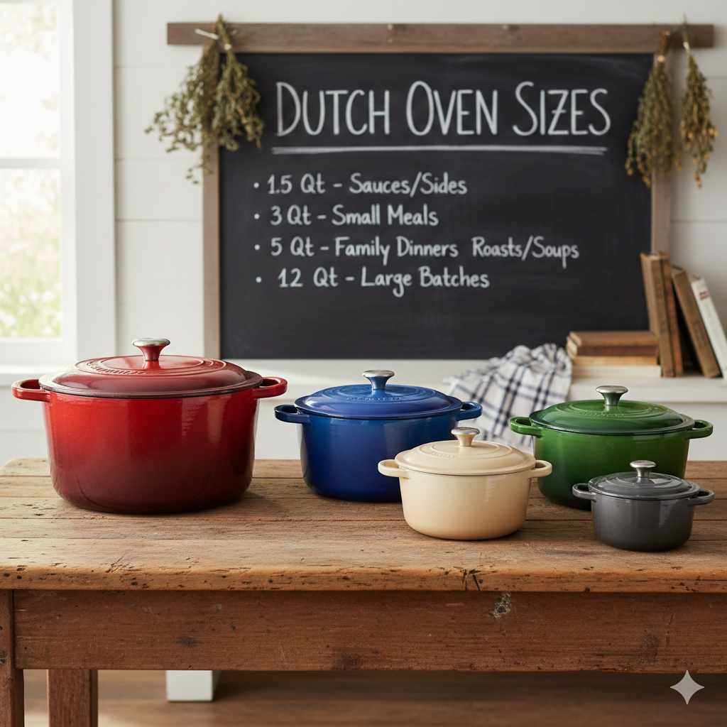 Different Dutch Oven Sizes