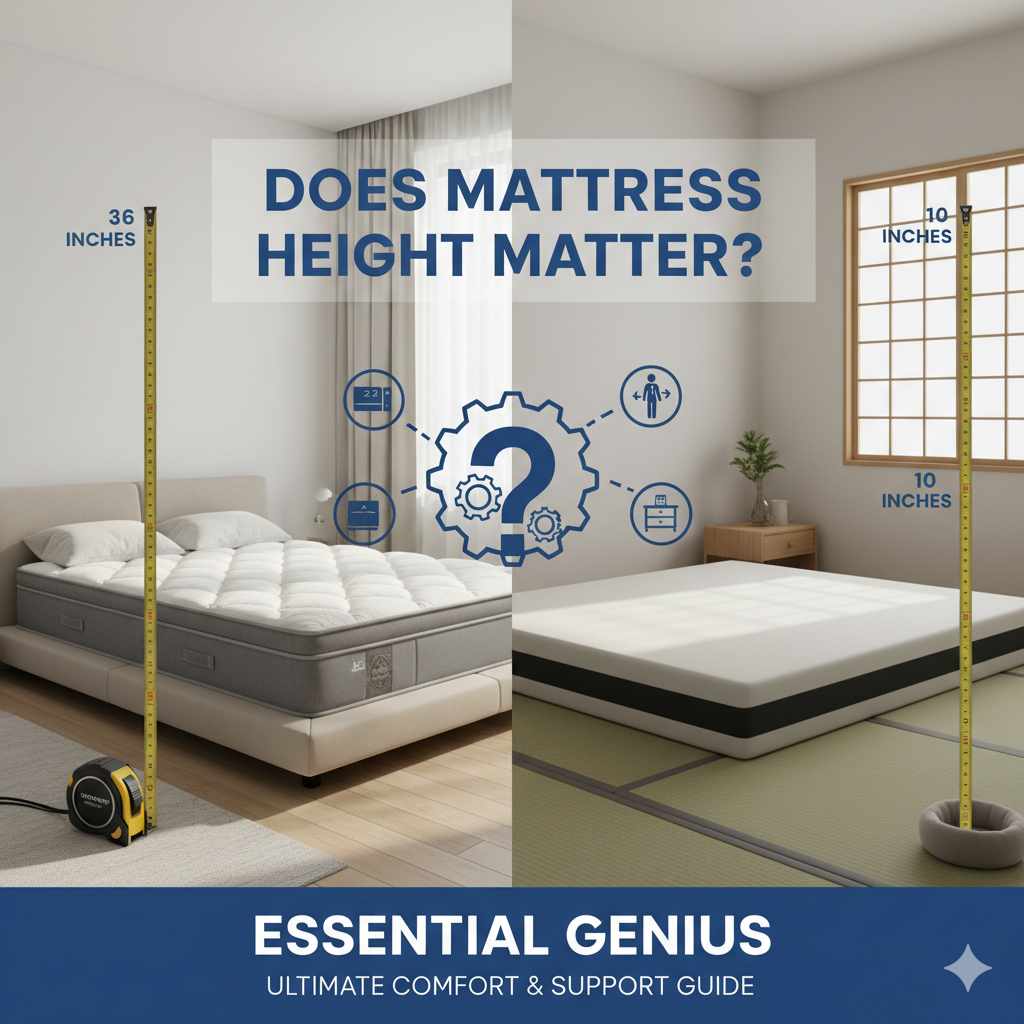 Does Mattress Height Matter? Essential Genius