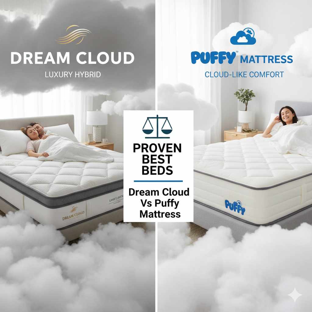 Dream Cloud Vs Puffy Mattress: Proven Best Beds