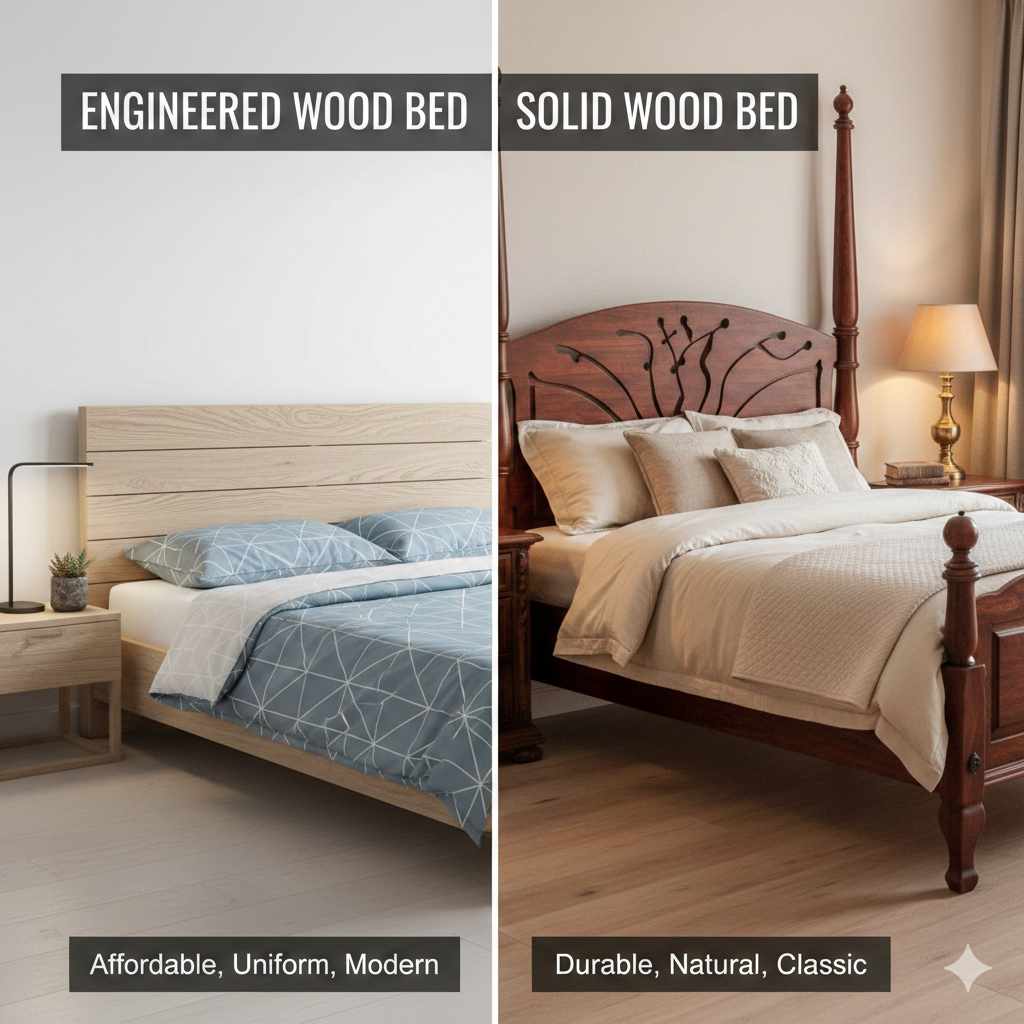 Engineered Wood Bed Vs Solid Wood Bed