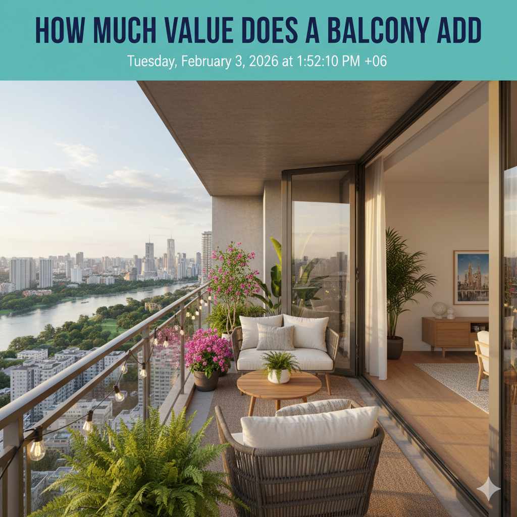 How Much Value Does A Balcony Add: Essential Guide