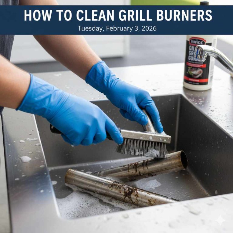 How To Clean Grill Burners