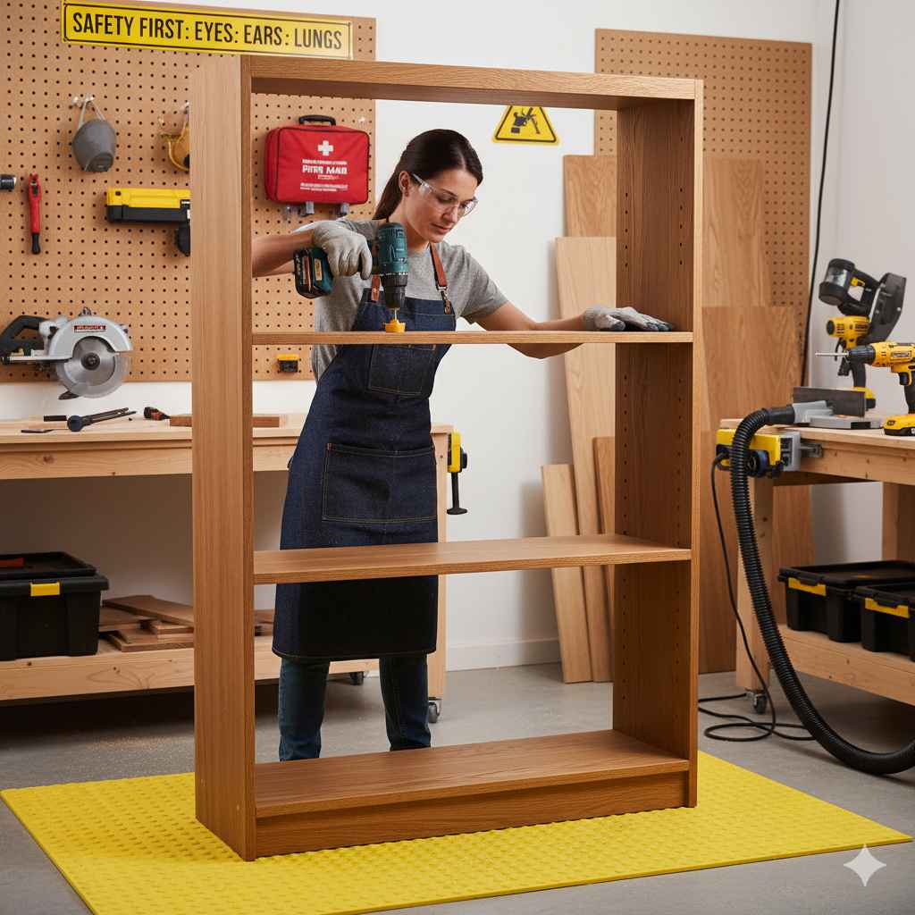 How To Craft A Bookcase Safely