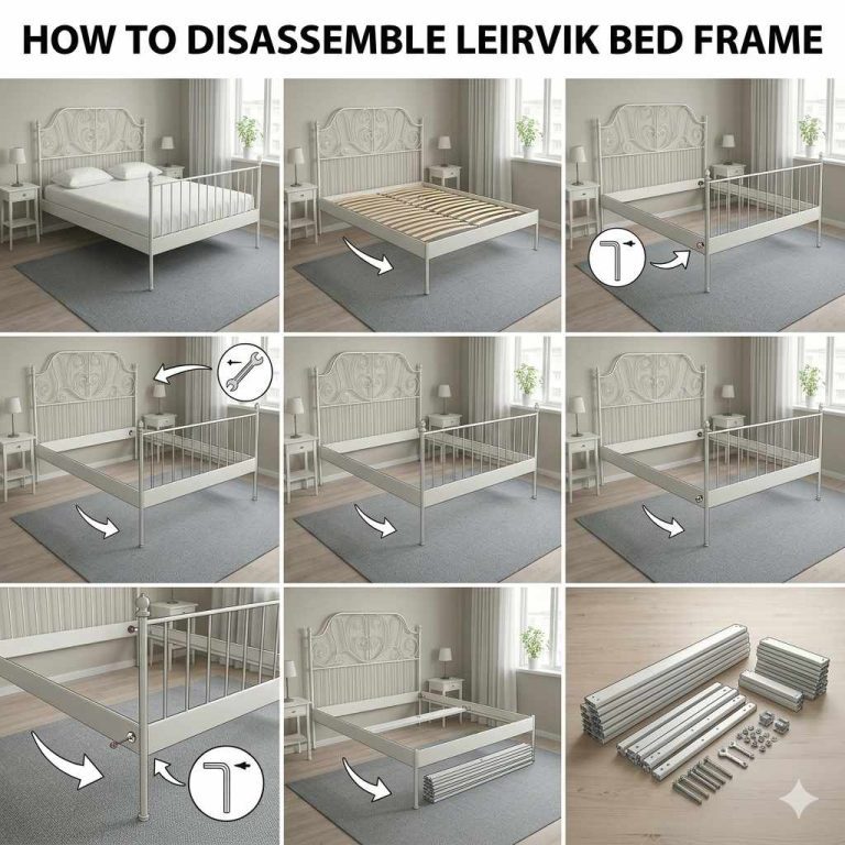 How To Disassemble Leirvik Bed Frame