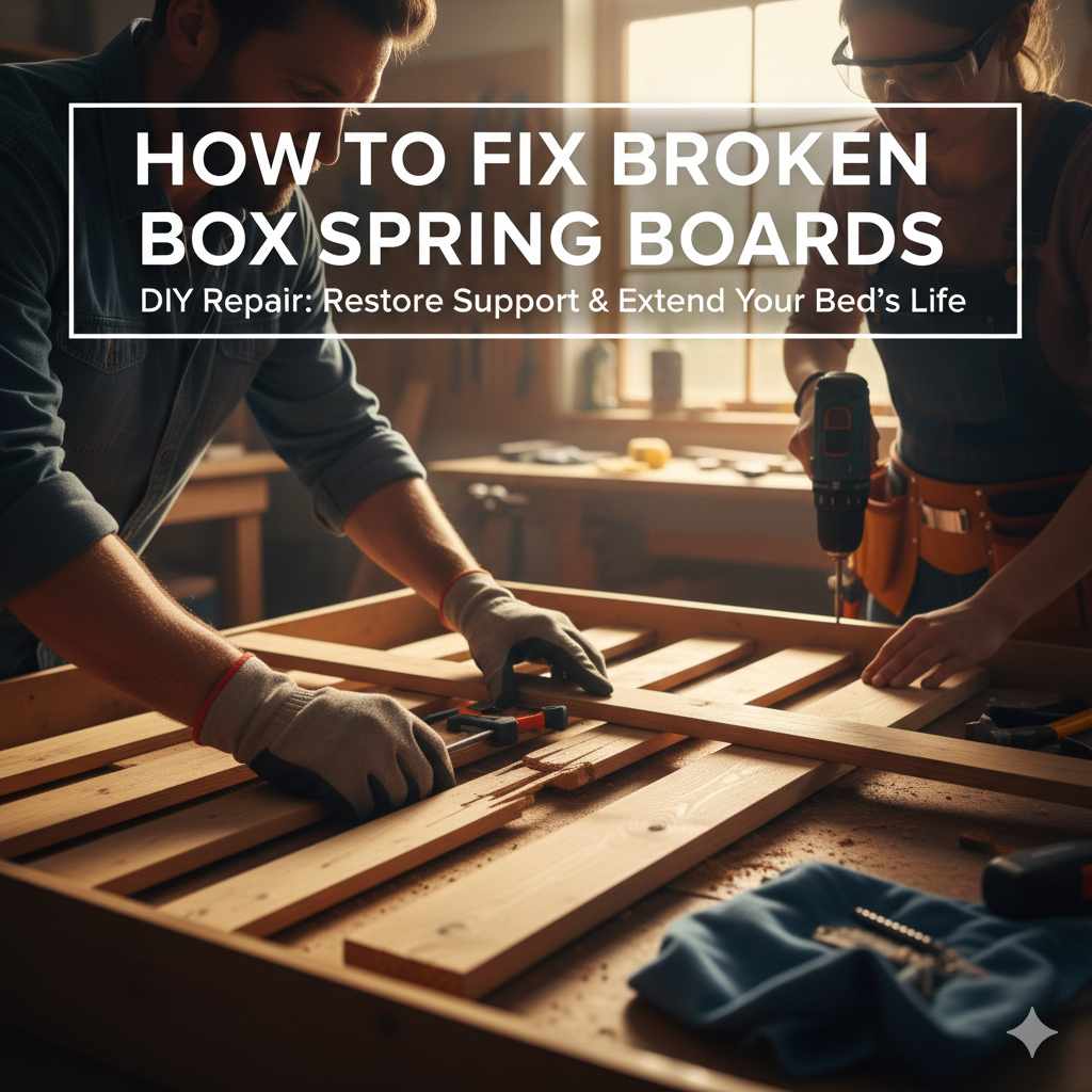How To Fix Broken Box Spring Boards