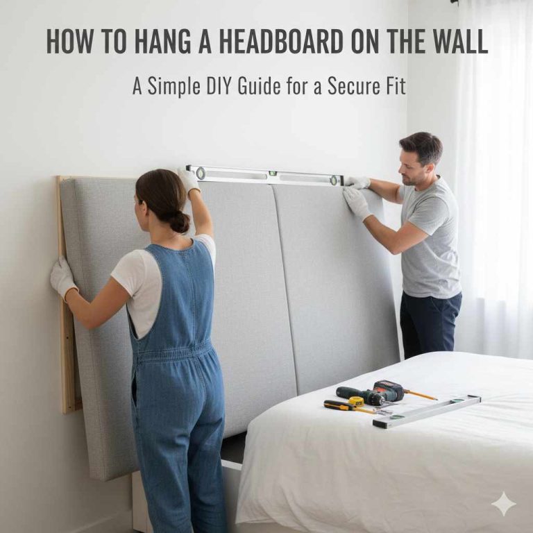 How To Hang A Headboard On The Wall