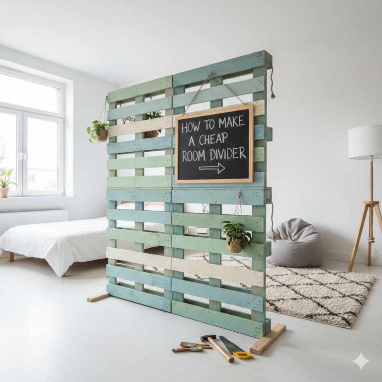 How To Make A Cheap Room Divider