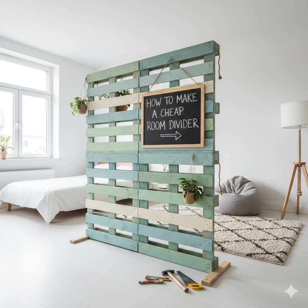How To Make A Cheap Room Divider