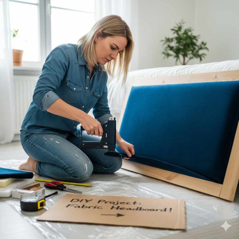 How To Make A Fabric Headboard