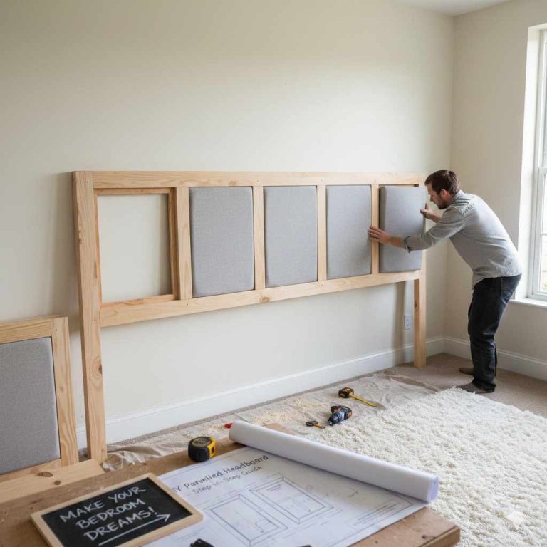 How To Make A Panelled Headboard