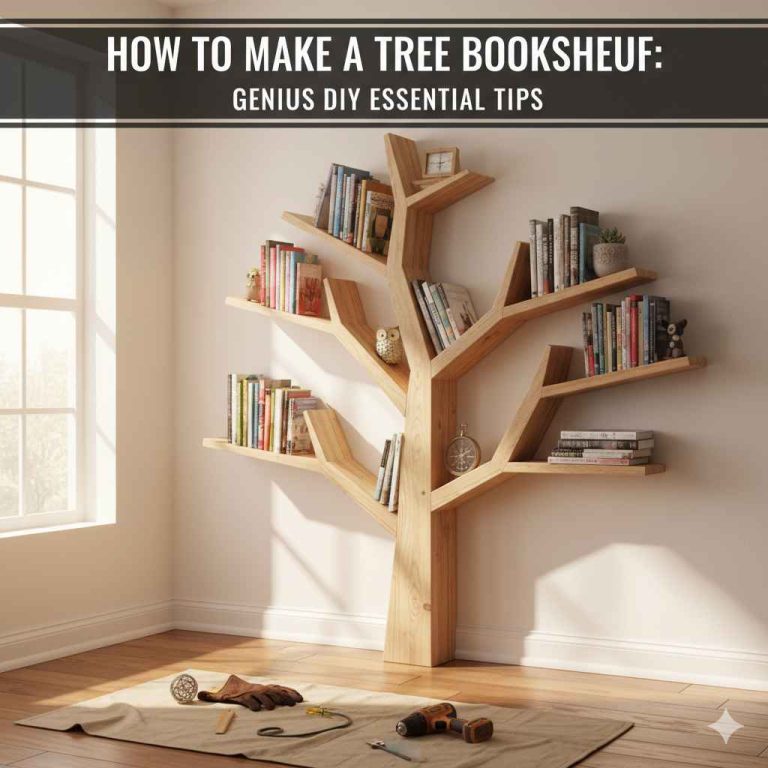 How To Make A Tree Bookshelf