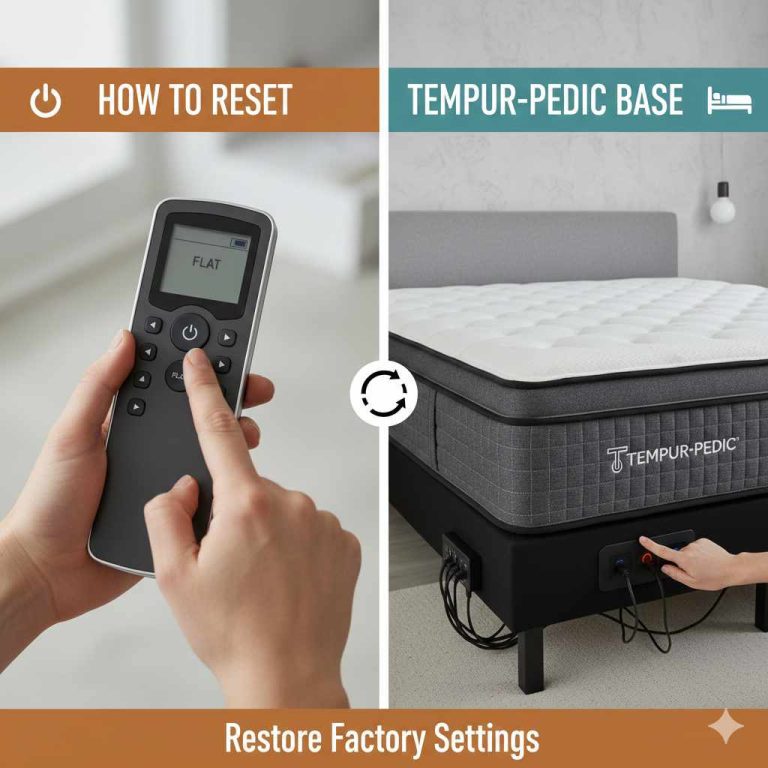 How To Reset Tempur Pedic Base
