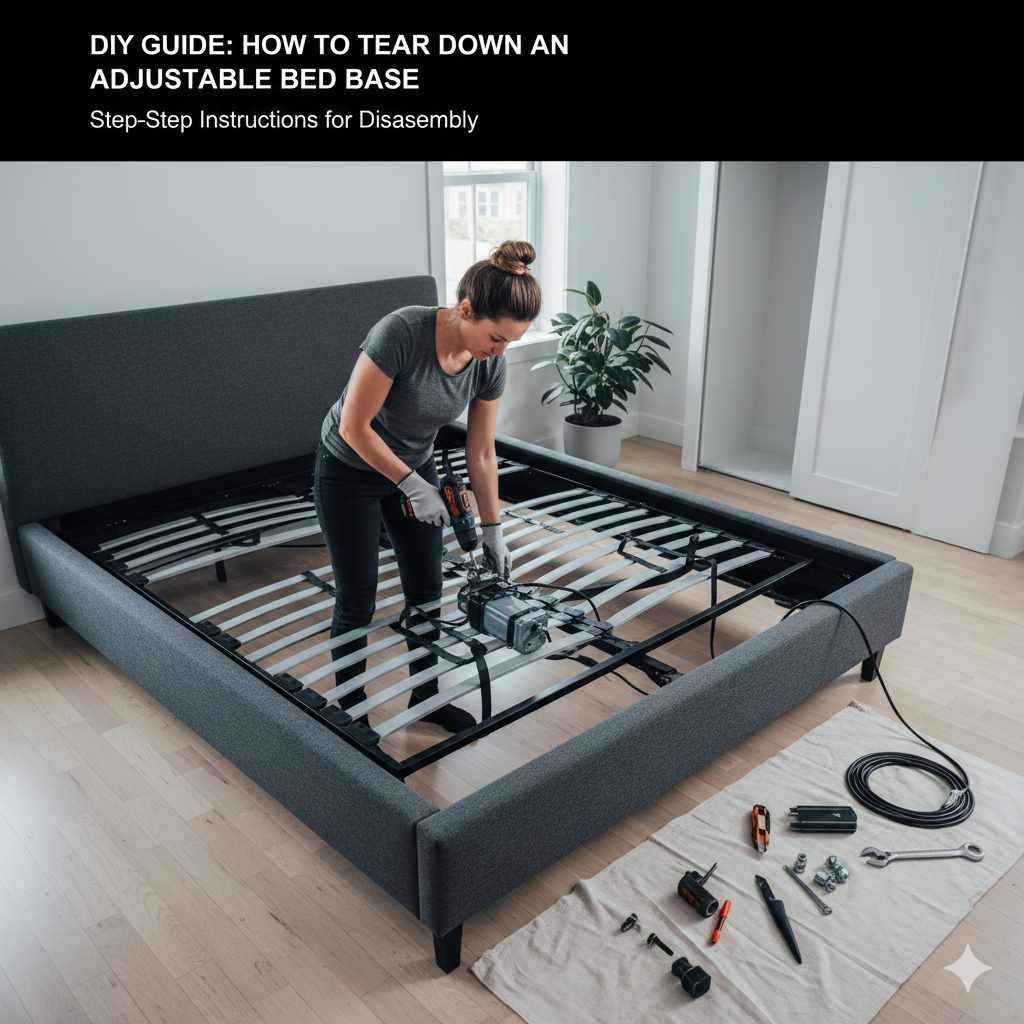 How to Tear Down an Adjustable Bed Base: Step-by-Step Beginner Guide