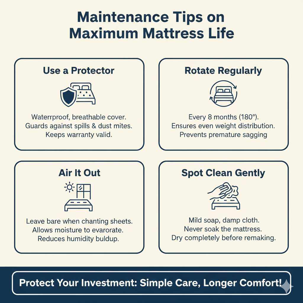 Maintenance Tips for Maximum Mattress Life