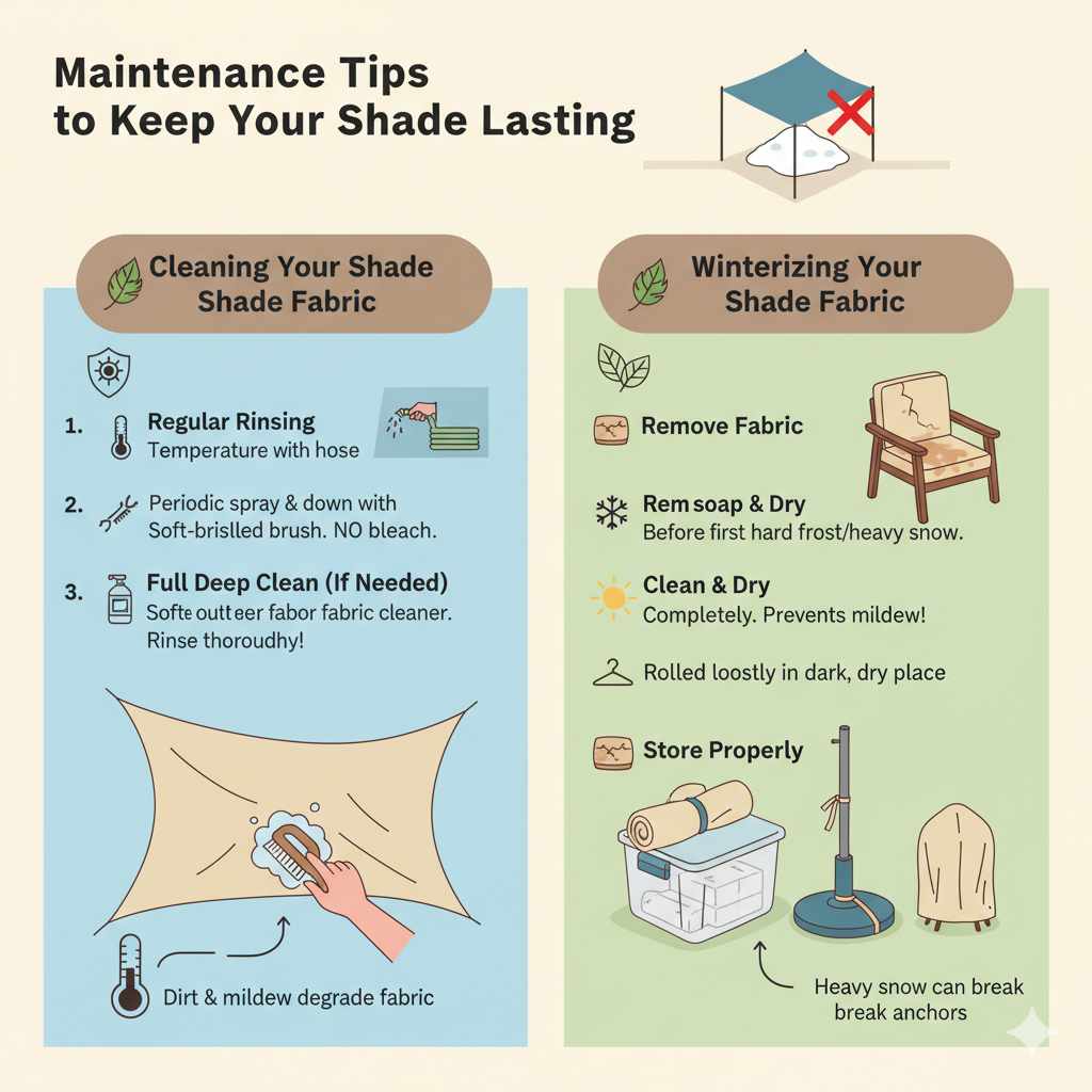 Maintenance Tips to Keep Your Shade Lasting