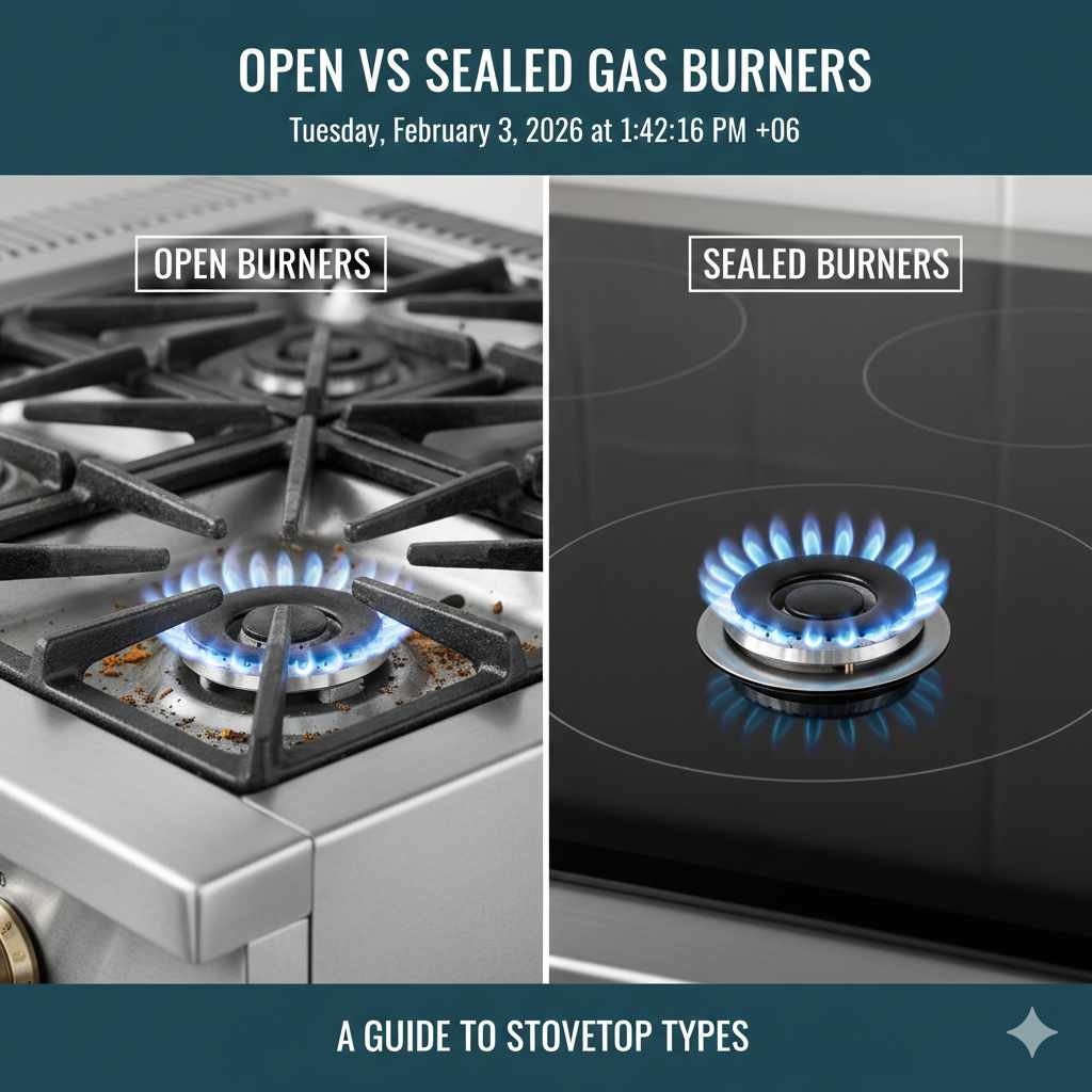 Open Vs Sealed Gas Burners: Essential Guide
