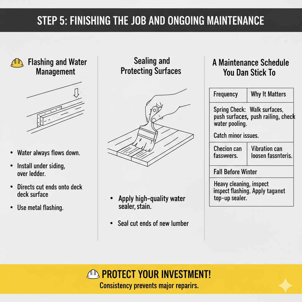 Step 5 Finishing the Job and Ongoing Maintenance