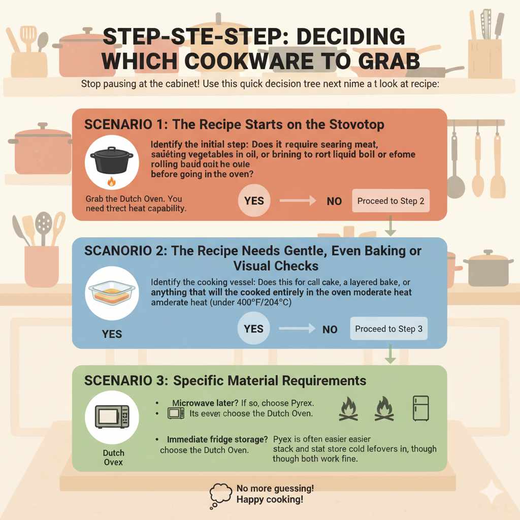 Step-by-Step Deciding Which Cookware to Grab