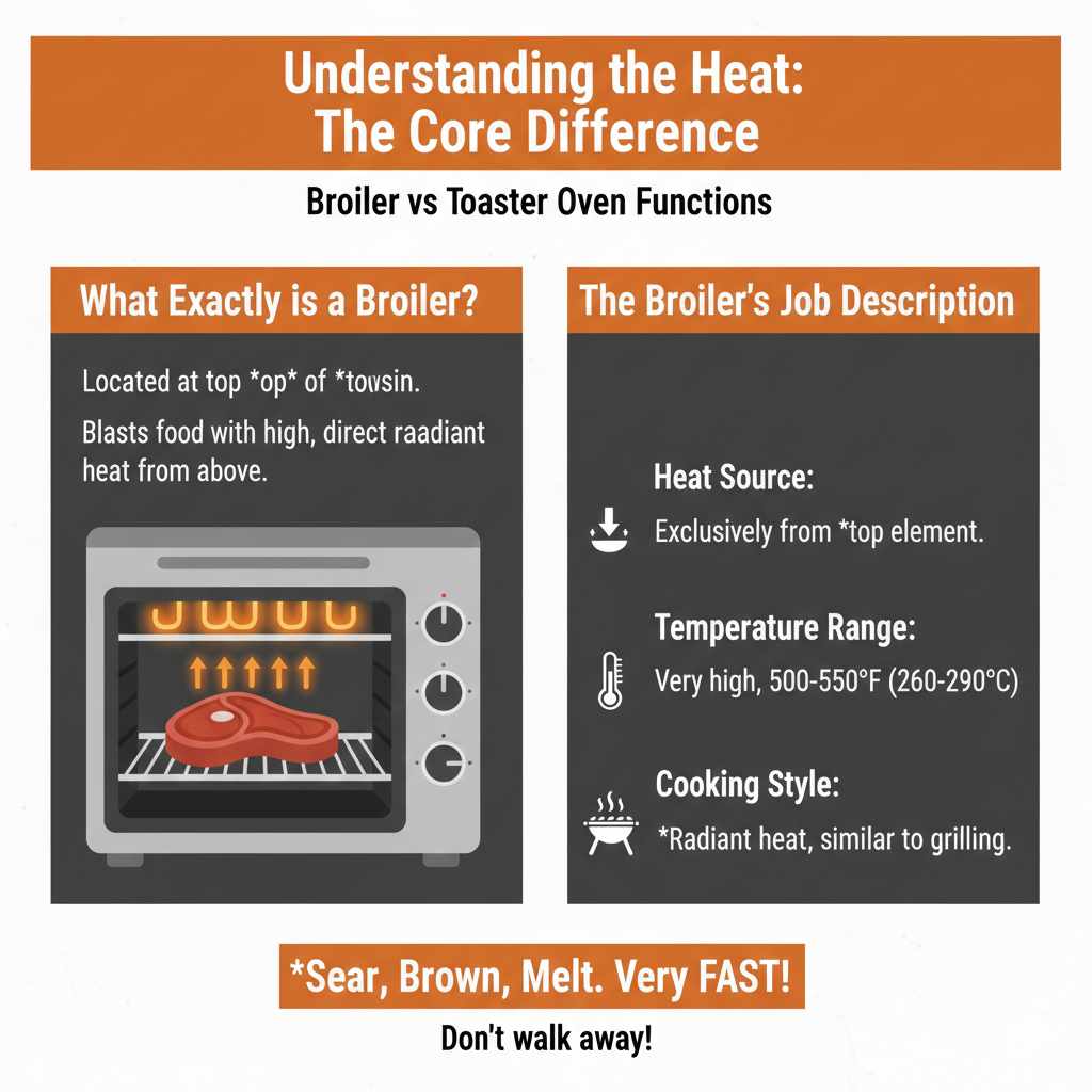 The Core Difference in Broiler vs Toaster Oven Functions