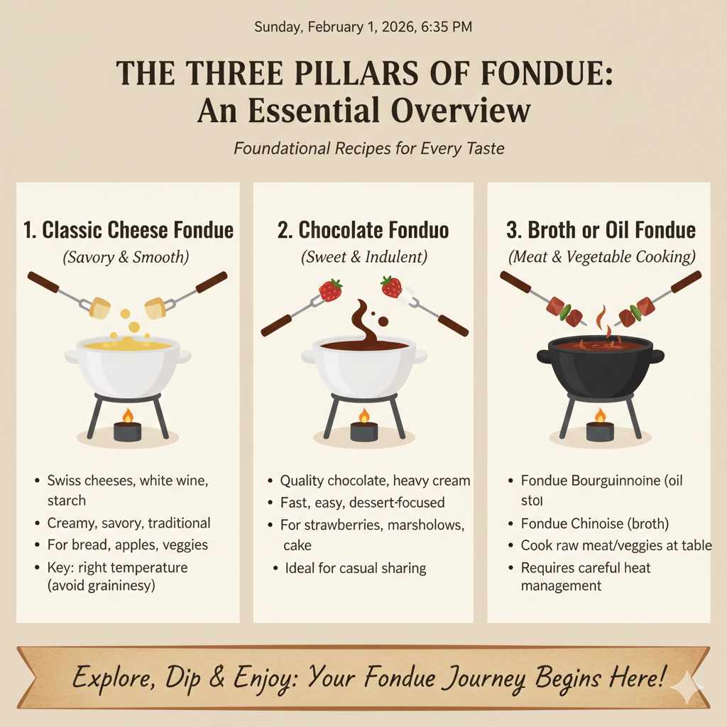 The Three Pillars of Fondue