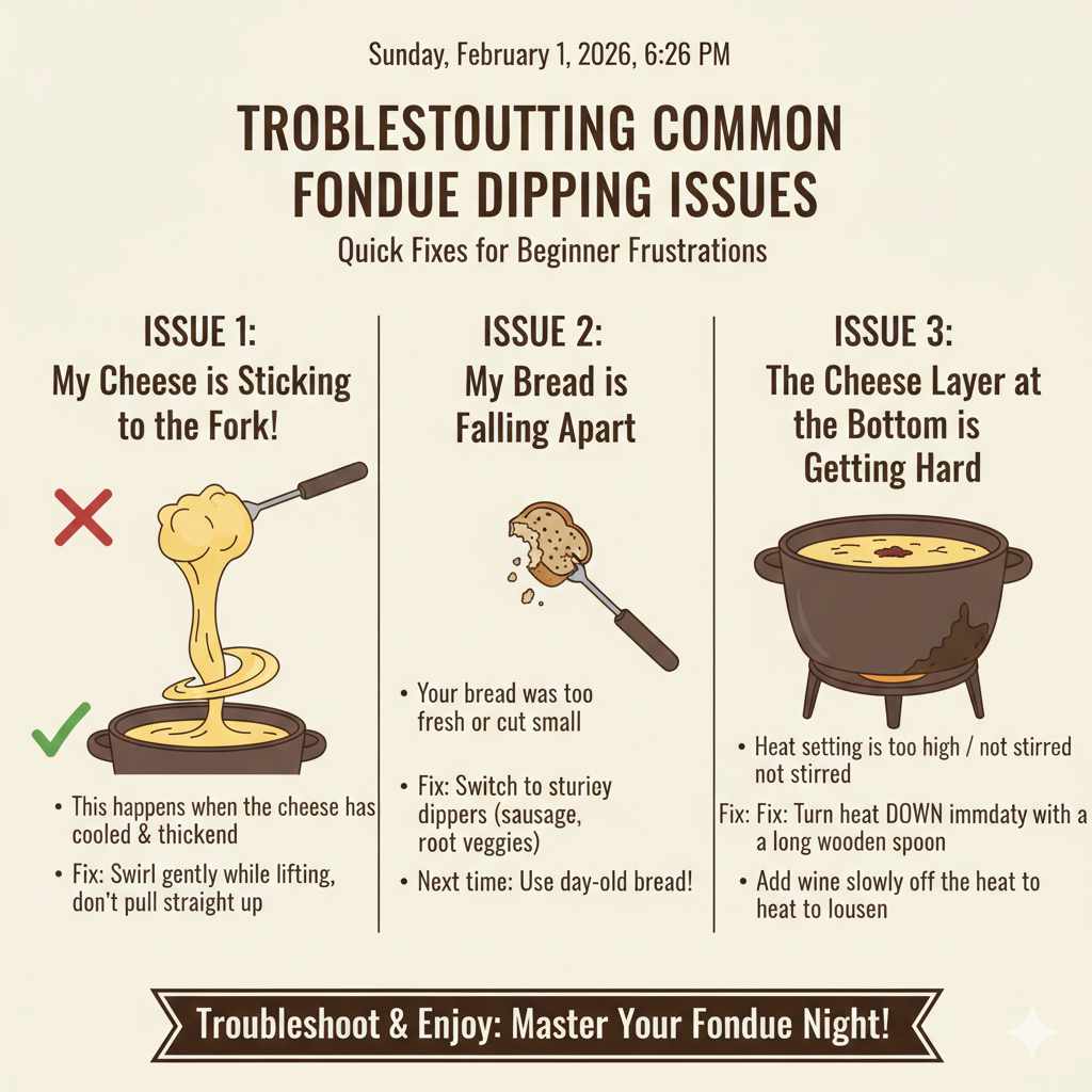 Troubleshooting Common Fondue Dipping Issues