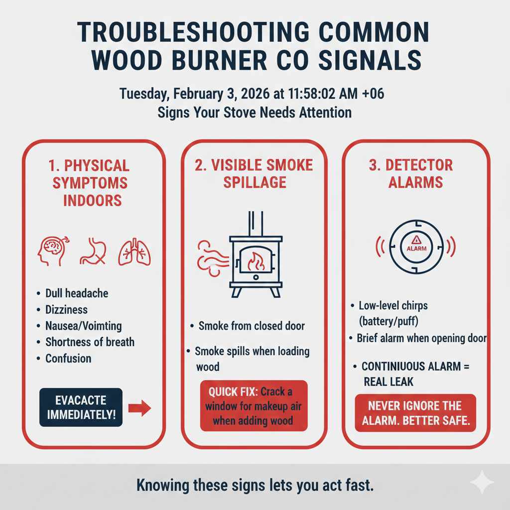 Troubleshooting Common Wood Burner CO Signals