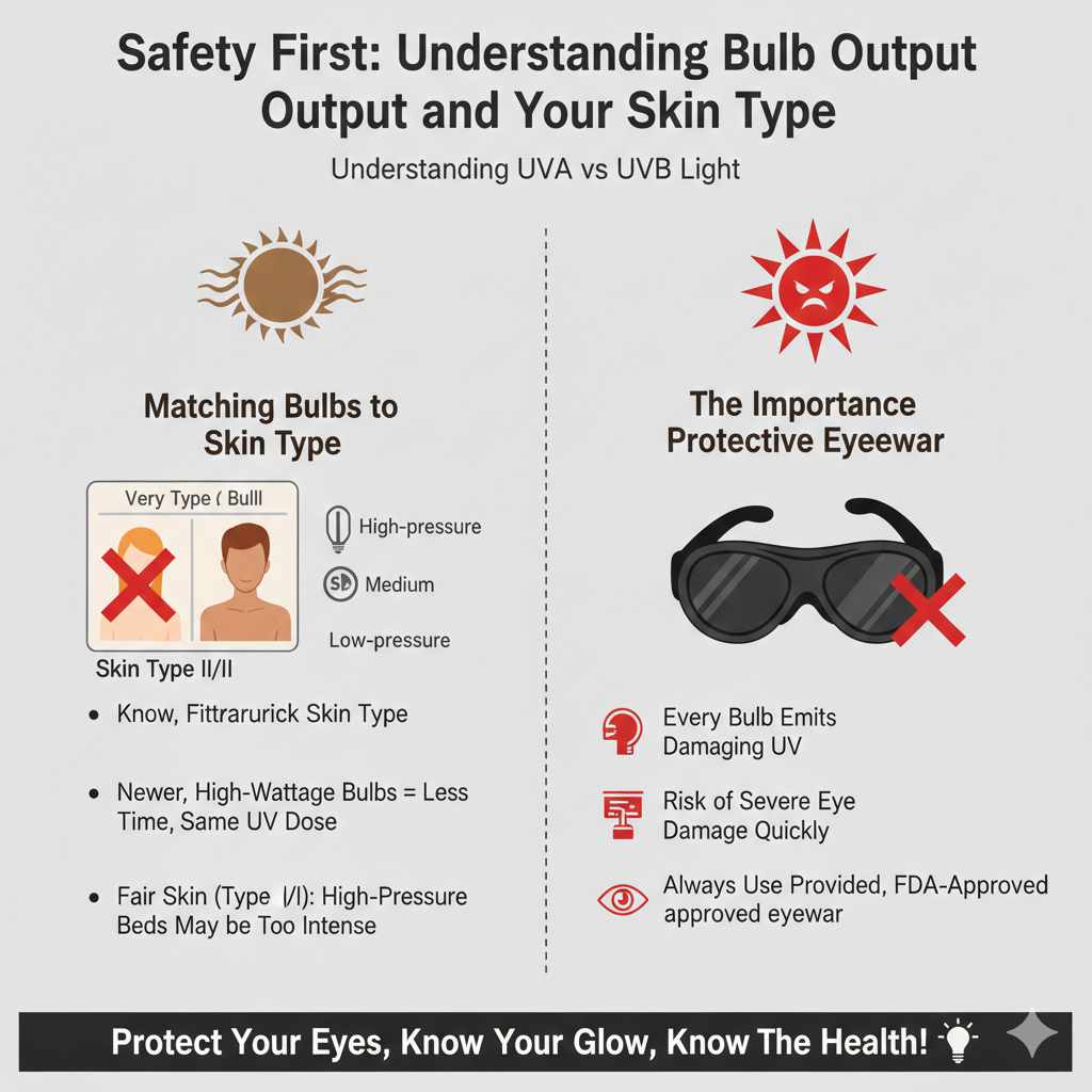 Understanding Bulb Output and Your Skin Type