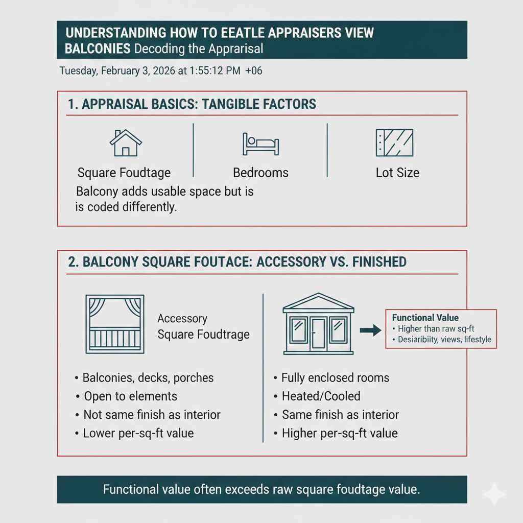 Understanding How Real Estate Appraisers View Balconies