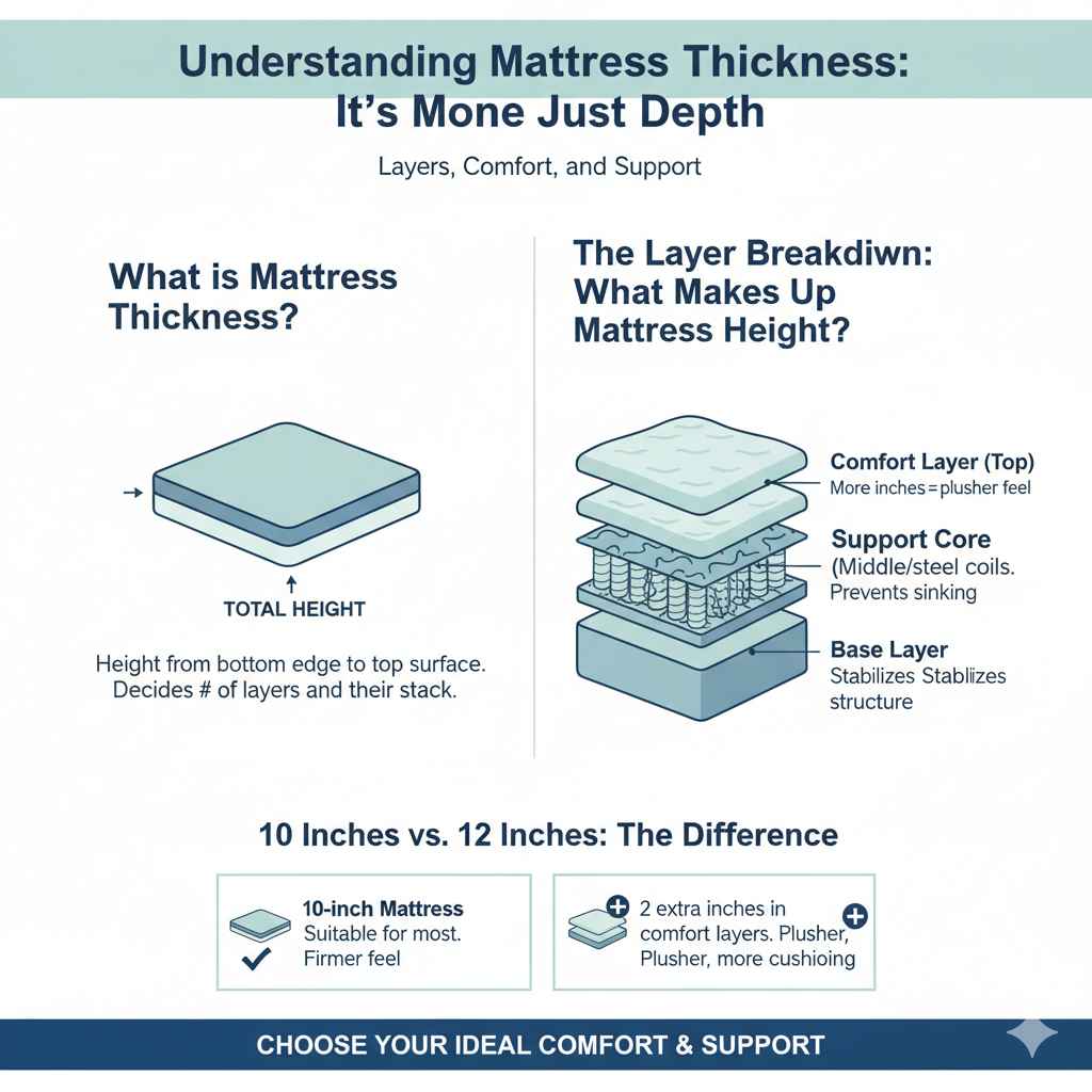 Understanding Mattress Thickness It’s More Than Just Depth