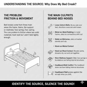 Why Does My Bed Creak? Proven Fixes