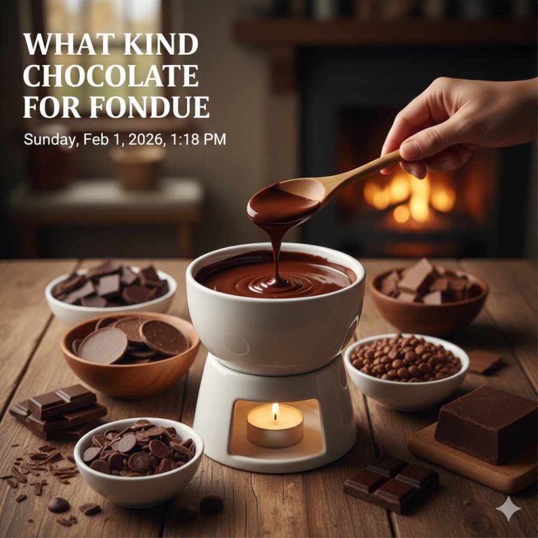 What Kind of Chocolate for Fondue