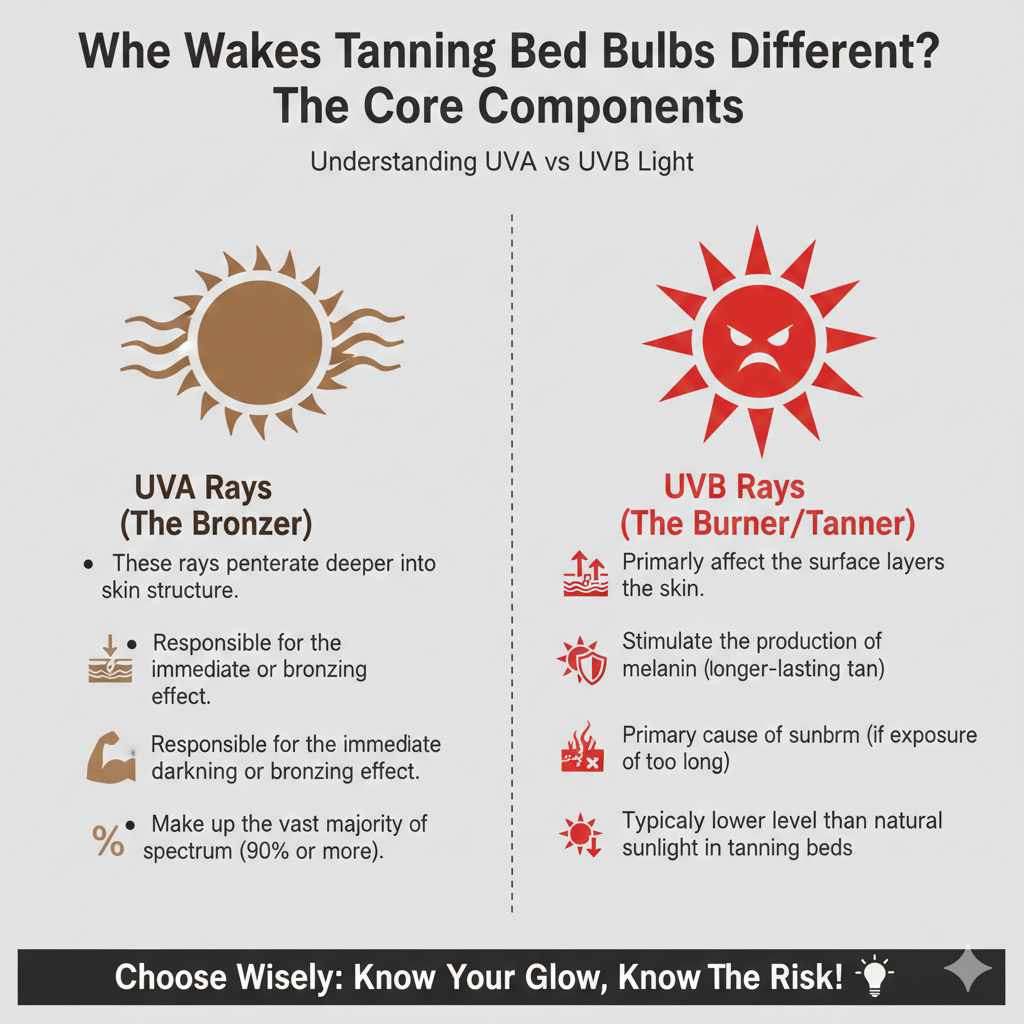 What Makes Tanning Bed Bulbs Different?