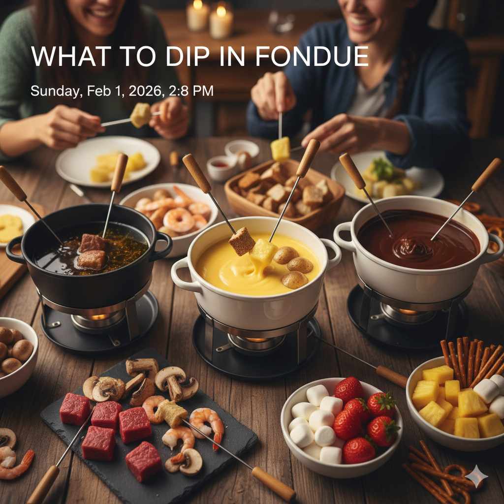 What To Dip In Fondue: Essential Pairings