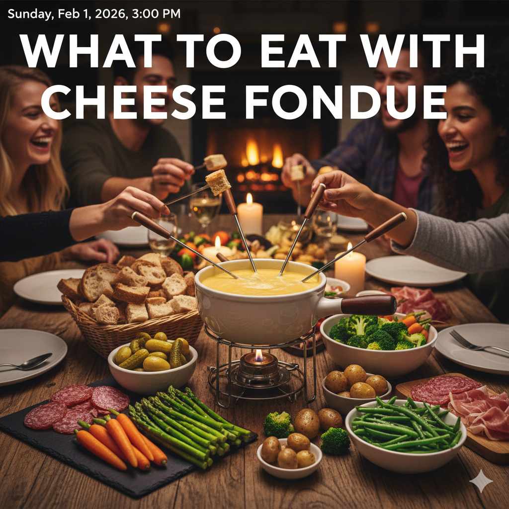 What To Eat With Cheese Fondue: Essential Pairings