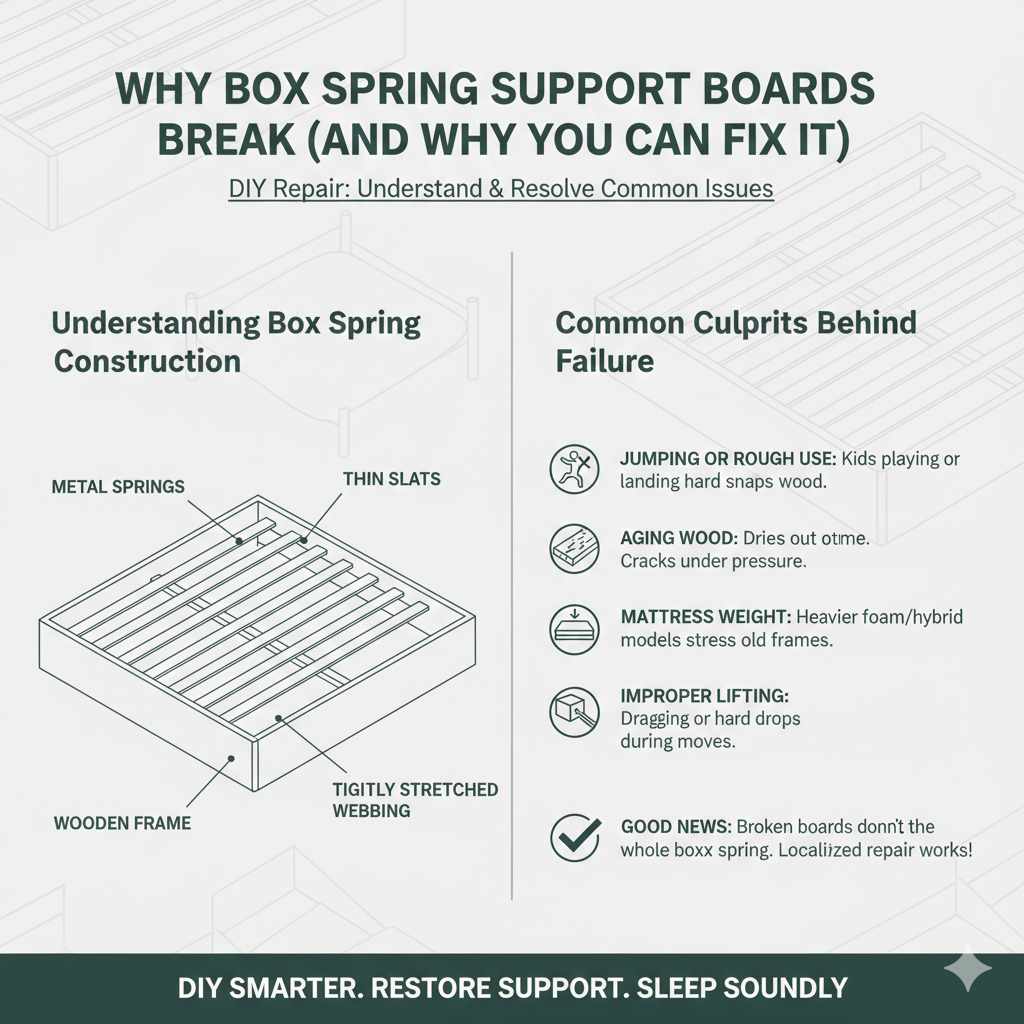 Why Box Spring Support Boards Break