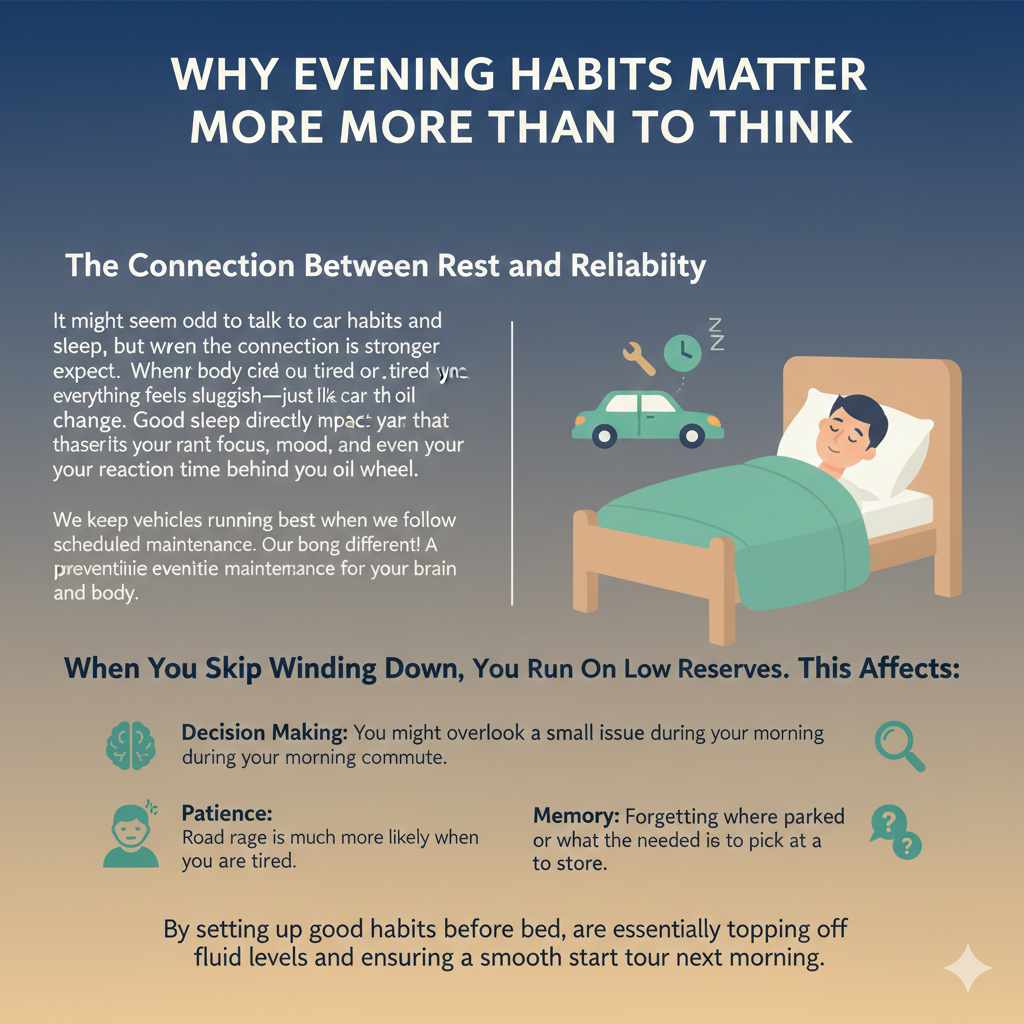 Why Evening Habits Matter More Than You Think
