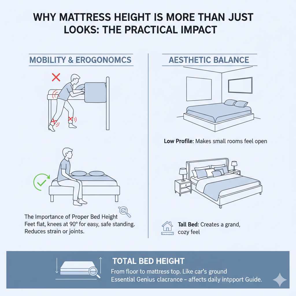 Why Mattress Height is More Than Just Looks The Practical ImpactWhy Mattress Height is More Than Just Looks The Practical Impact