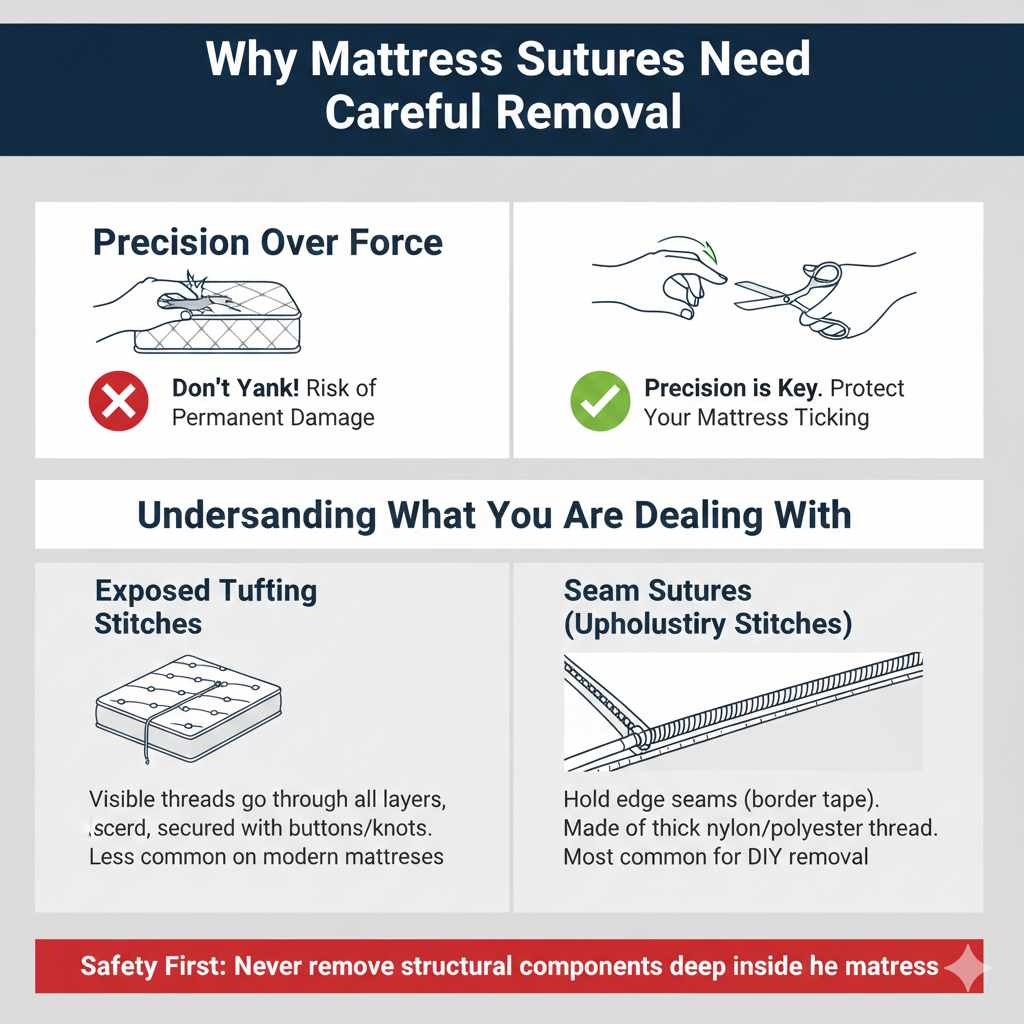 Why Mattress Sutures Need Careful Removal