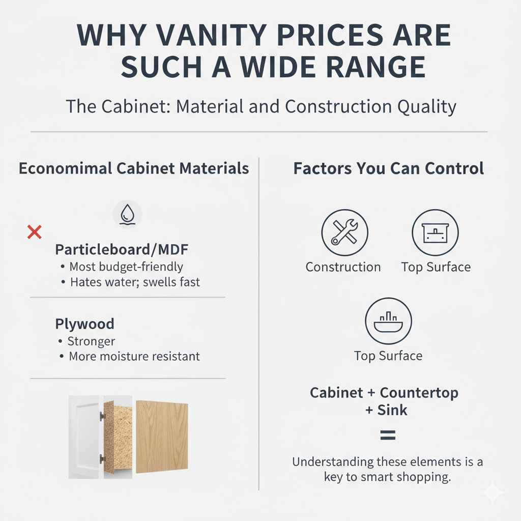 Why Vanity Prices Are Such a Wide Range