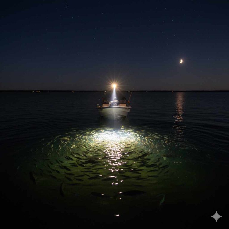 Are Fish Attracted To Light At Night?