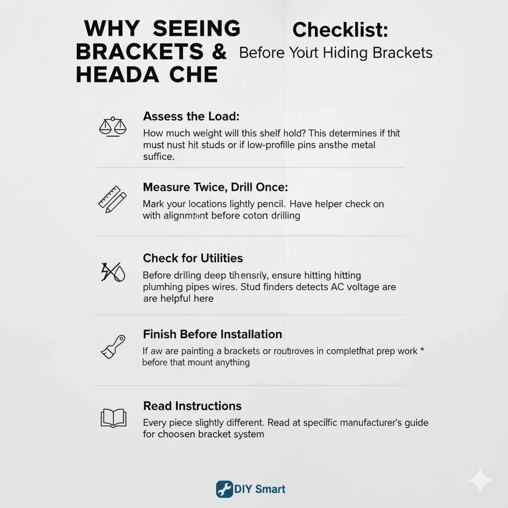 Before You Start Hiding Brackets