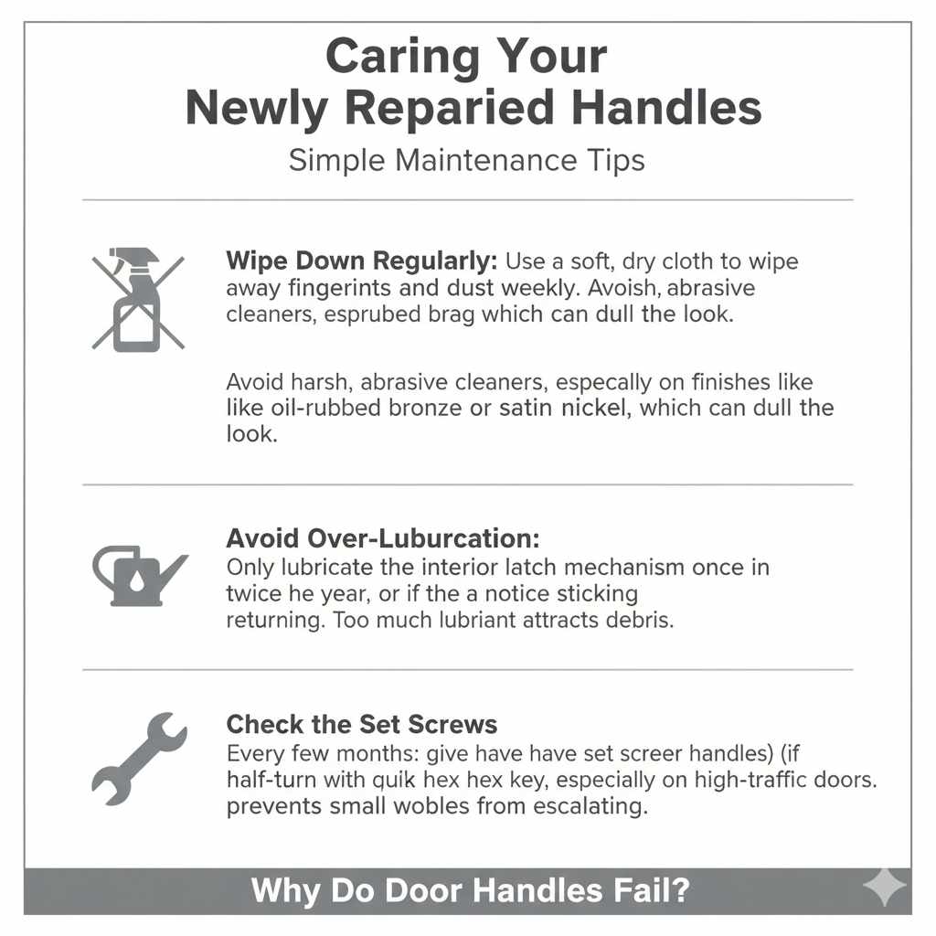 Caring for Your Newly Repaired Handles