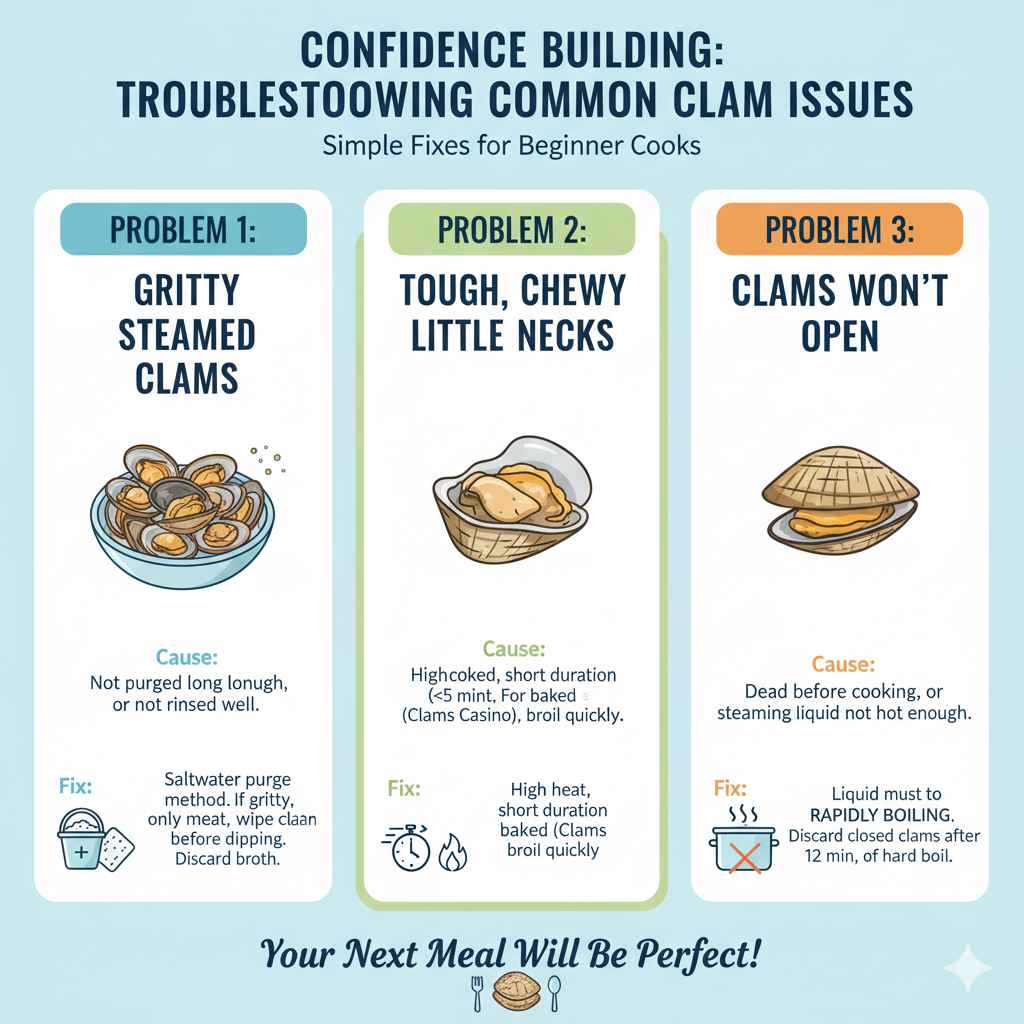 Confidence Building Troubleshooting Common Clam Issues